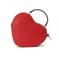 Love Shack Candied Cherry Saffiano Top Handle Heart Crossbody Handbag Red - SEHABRANDS