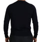 Dolce & Gabbana Elegant Virgin Wool Cardigan Sweater in Blue