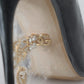 Dolce & Gabbana Elegant Black Gold Detail Heels Pumps