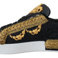 Dolce & Gabbana Elegant Portofino Leather Sneakers in Black