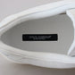 Dolce & Gabbana Elegant White Leather Men's Sneakers