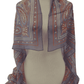 Stonewash Modal Silk Paisley Print Jacquard Scarf - SEHABRANDS