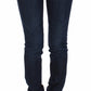 Ermanno Scervino Chic Dark Blue Skinny Jeans - SEHABRANDS