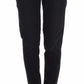 Sleek Black Slim Leg Designer Jeans - SEHABRANDS