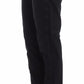 Sleek Black Slim Leg Designer Jeans - SEHABRANDS