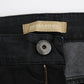 Sleek Black Slim Leg Designer Jeans - SEHABRANDS