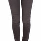 Chic Gray Slim Leg Jeans - Elegance Meets Comfort - SEHABRANDS