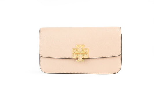 Britten Small Meadowsweet Leather Chain Wallet Crossbody Bag - SEHABRANDS