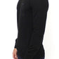 Elegant Black V-Neck Wool Blend Sweater - SEHABRANDS