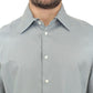 Elegance Unleashed Gray Casual Button-Front Shirt - SEHABRANDS