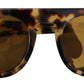 Dolce & Gabbana Chic Tortoiseshell Acetate Sunglasses