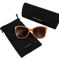 Dolce & Gabbana Chic Orange Round Sunglasses for Women