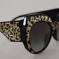 Dolce & Gabbana Butterfly Polarized Sequin Sunglasses