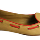 Manika Soft Tan Leather Flat Shoes - SEHABRANDS