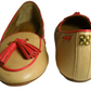 Manika Soft Tan Leather Flat Shoes - SEHABRANDS