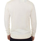 Off-White V-Neck Wool Blend Pullover - SEHABRANDS