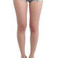 Chic Gray Lace-Trimmed Mini Shorts - SEHABRANDS