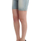 Chic Blue Denim Shorts - Ermanno Scervino - SEHABRANDS