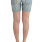 Chic Blue Denim Shorts - Ermanno Scervino - SEHABRANDS