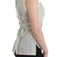 Chic Striped Cotton-Silk Bow Top - SEHABRANDS