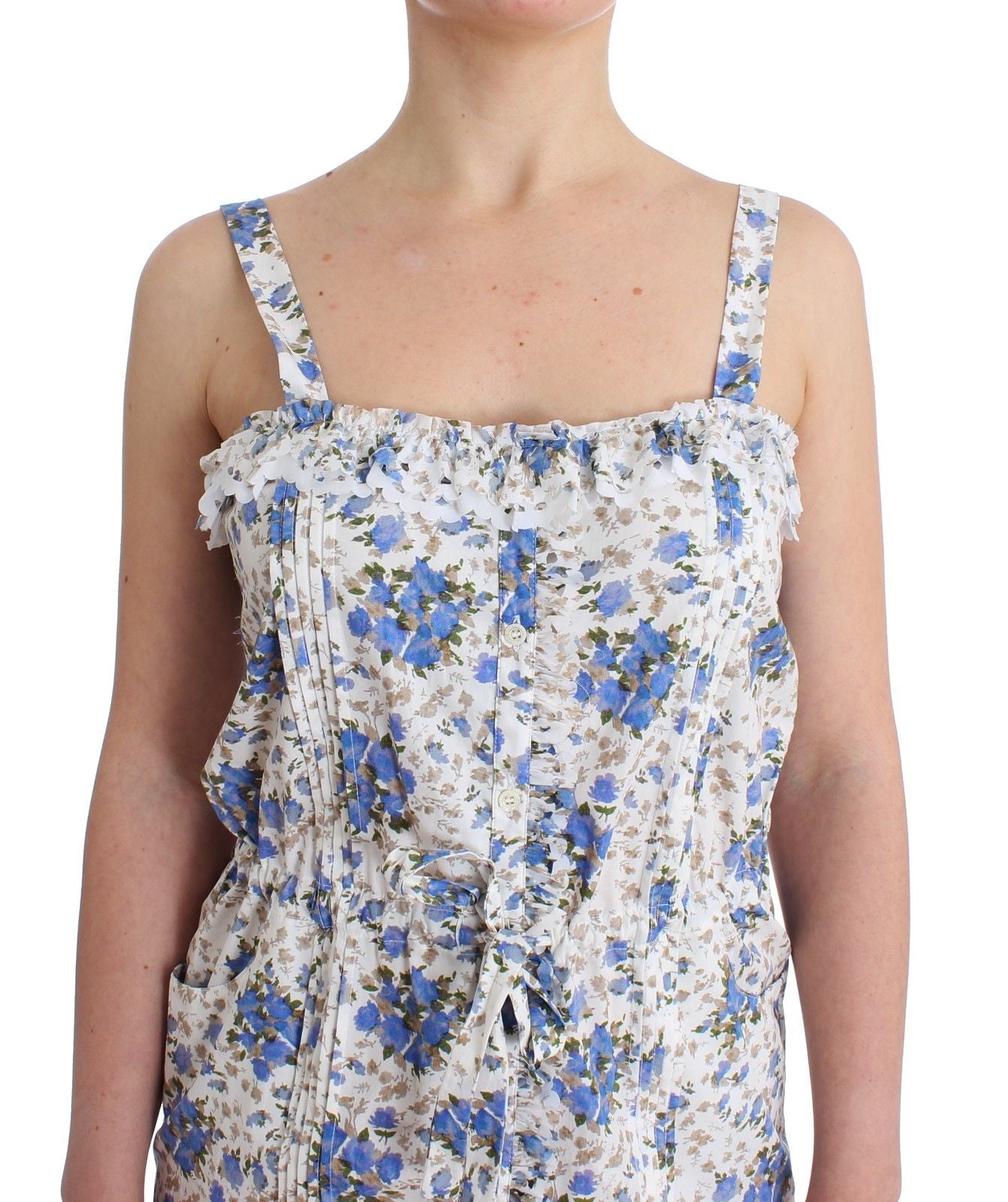 Elegant Floral Sundress for Seaside Soirees - SEHABRANDS