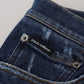 Dolce & Gabbana Chic Slim Fit Italian Denim Sensation