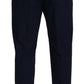 Dolce & Gabbana Chic Slim Fit Chinos in Blue