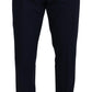 Dolce & Gabbana Chic Slim Fit Chinos in Blue