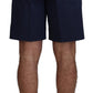 Dolce & Gabbana Elegant Blue Chino Shorts – Regular Fit