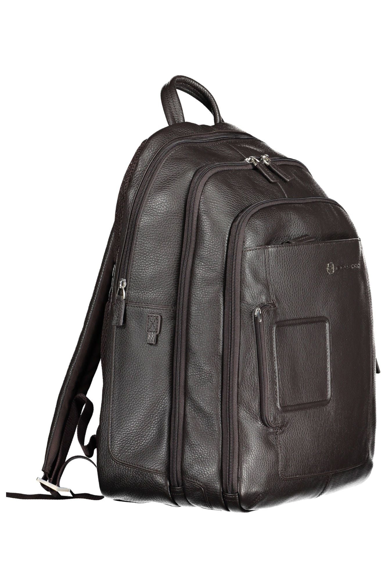 Brown Leather Men Backpack - SEHABRANDS