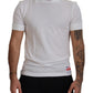 Dolce & Gabbana Elegant White Cotton Polo T-Shirt