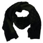 Dolce & Gabbana Elegant Wool Scarf in Black & Green