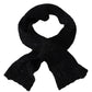 Dolce & Gabbana Elite Black Wool Blend Men's Scarf