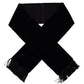 Dolce & Gabbana Elegant Dark Blue Cotton Silk Men's Scarf