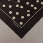 Dolce & Gabbana Elegant Silk Polka Dot Men's Scarf