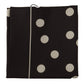 Dolce & Gabbana Elegant Silk Polka Dot Men's Scarf