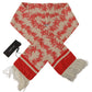 Dolce & Gabbana Elegant Silk Men's Scarf Wrap - Red Coral Print