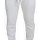 Dolce & Gabbana Elegant White Cotton Sweatpants