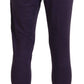 Elegant Purple Cotton Trousers - SEHABRANDS