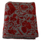 Chic Red and Grey Cotton Wrap Scarf - SEHABRANDS