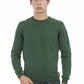 Green Cotton Men Sweater - SEHABRANDS