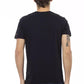 Black Cotton Men V-Neck T-Shirt - SEHABRANDS