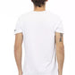 White Cotton Men's V-Neck T-Shirt - SEHABRANDS