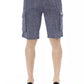 Blue Cotton Men Cargo Short - SEHABRANDS