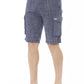 Blue Cotton Men Cargo Short - SEHABRANDS