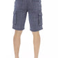 Blue Cotton Men Cargo Short - SEHABRANDS