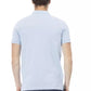 Light Blue Cotton Men Polo - SEHABRANDS