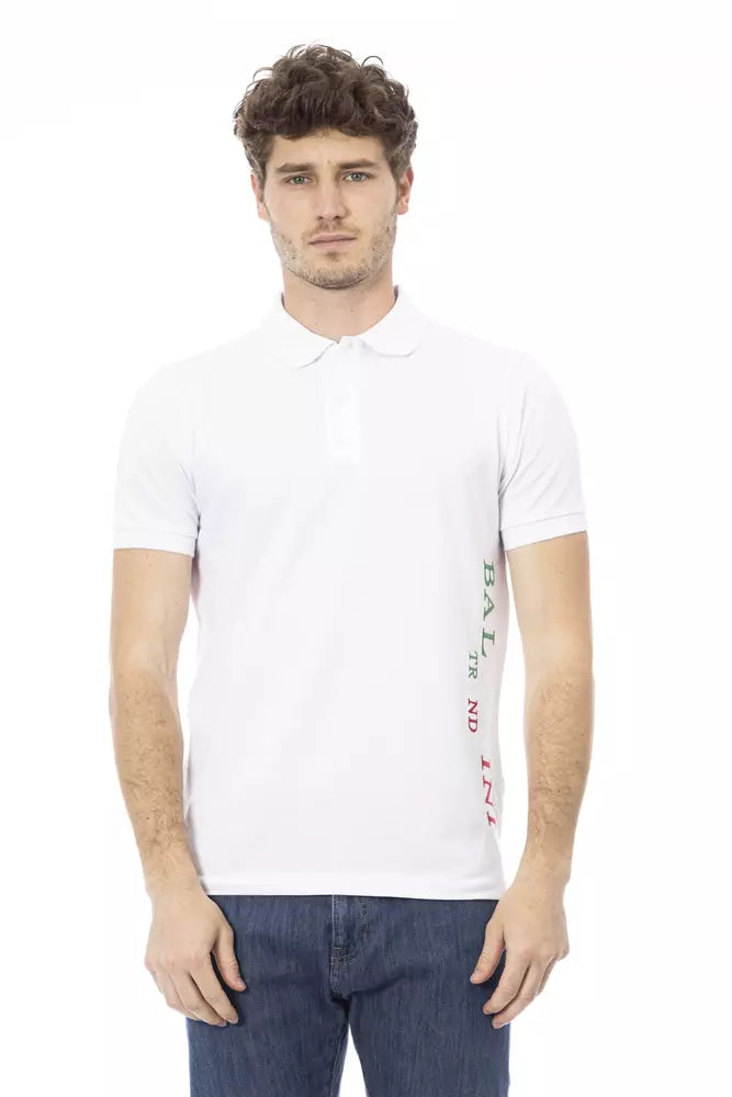 White Cotton Men Polo - SEHABRANDS