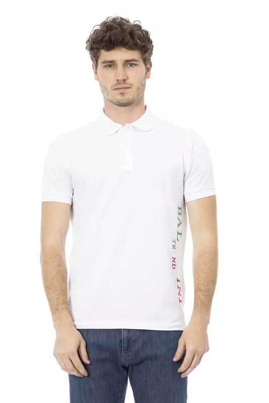 White Cotton Men Polo - SEHABRANDS