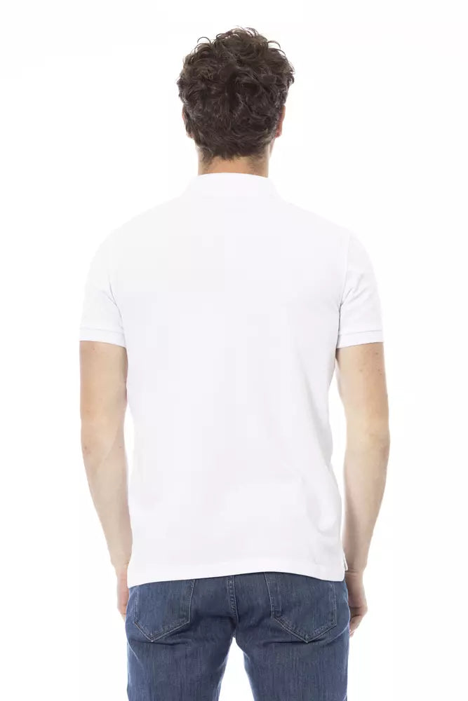 White Cotton Men Polo - SEHABRANDS